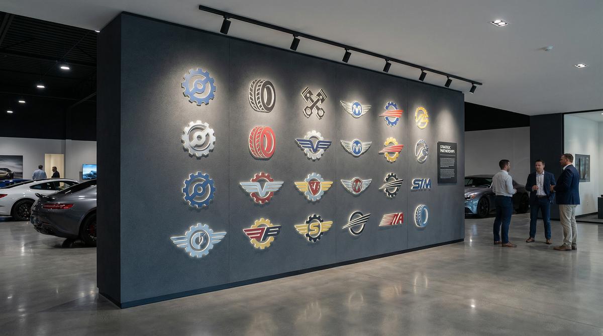 蜜桃传媒合作改装品牌Logo墙